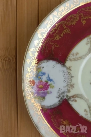 Чаша и подложна чинийка за кафе с живописна сцена в класически стил, снимка 6 - Чаши - 51387334