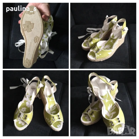 Три чифта / Сандали на платформа "Varese", "Montego bay club" и "Gap" , снимка 9 - Сандали - 36545575