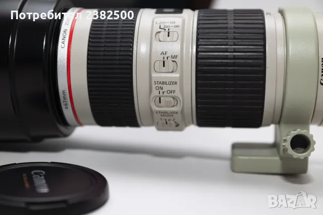 Canon EF 70-200 IS USM F4, снимка 7 - Обективи и филтри - 48689271