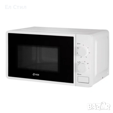 Микровълнова фурна VOX M-30, 700W, 20л с механичен таймер, снимка 8 - Микровълнови - 53563916