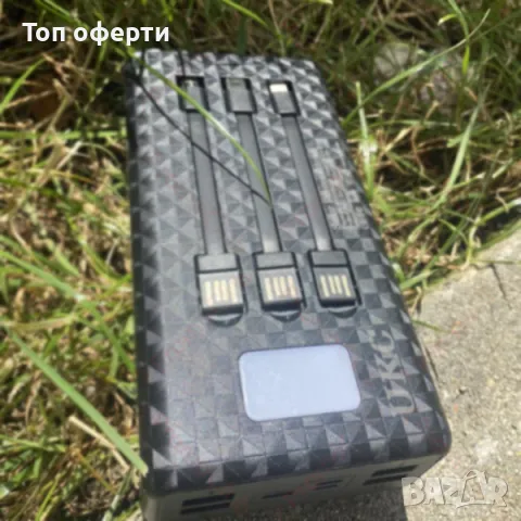 60000mAh Соларна преносима батерия UKC POWERBANK ART-8058 с фенерче, снимка 2 - Друга електроника - 47025592