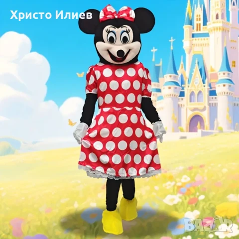 Мини Маус Мики Маус Парти плюшен костюм за рожден ден празненство 2м Талисман, снимка 6 - Други - 51026766