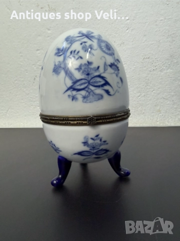 Порцеланово яйце тип Meissen №7743, снимка 2 - Антикварни и старинни предмети - 52813102