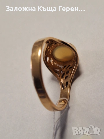 Дамски златен пръстен 3,5гр., снимка 3 - Пръстени - 54178556