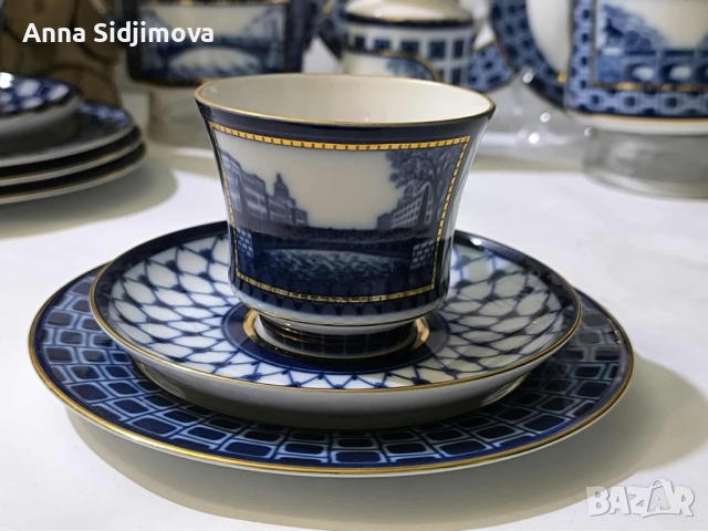 Руски порцелан ИФЗ , снимка 3 - Сервизи - 52250326