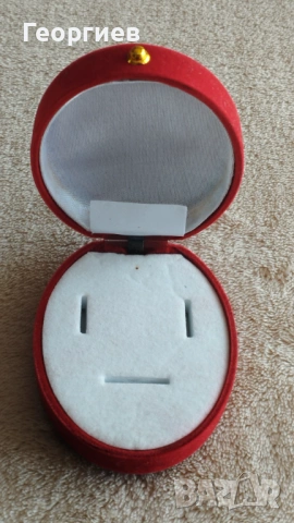 Комплект Сребърни обеци с пръстен 5.38 гр. син Кутии за бижута., снимка 11 - Обеци - 51416834