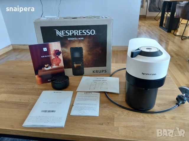 Кафемашина с капсули NESPRESSO VERTUO POP Mch White