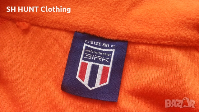 BIRK Chill Fleece Orange Polar размер XL за лов поларена блуза - 2241, снимка 15 - Екипировка - 53659480