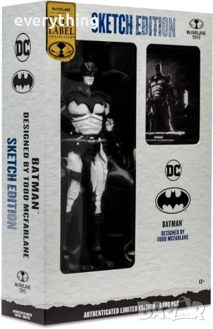 McFarlane Toys DC Multiverse Batman 7" Scale Figure - Sketch Artist Edition с ексклузивни аксесоари,, снимка 8 - Колекции - 46968205