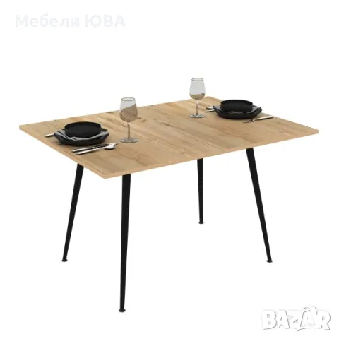 Tрапезна маса 90/60 EU MDF – разтегателна, снимка 5 - Маси - 48116157