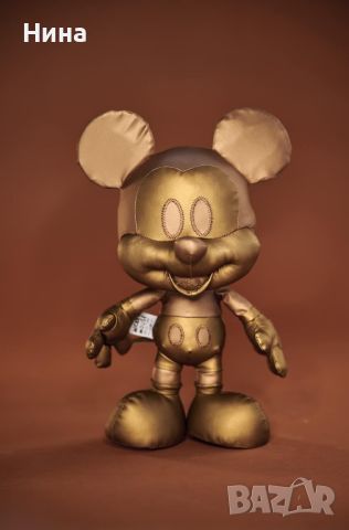 Плюшена играчка в бронзово Disney Mickey Mouse , снимка 4 - Плюшени играчки - 45196680