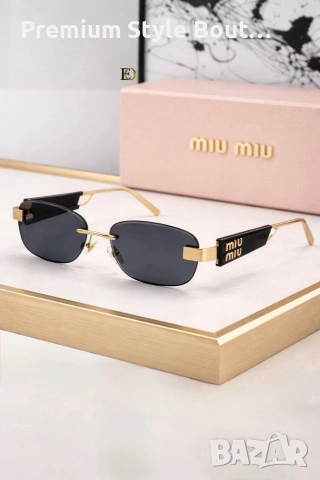 очила miu miu prada Gucci с калъф ,кутия и ув защита , снимка 10 - Слънчеви и диоптрични очила - 53634319