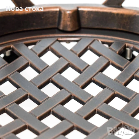 Градински стол, цвят кафяв, 45*52*87 см, снимка 4 - Градински мебели, декорация  - 54009209