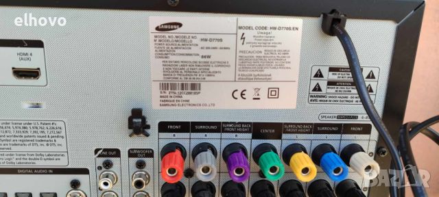 Ресивър Samsung HW-D770S, снимка 6 - Ресийвъри, усилватели, смесителни пултове - 46287955