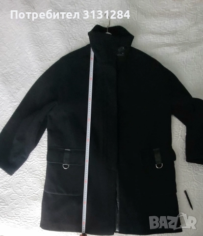 Италианско дизайнерско Elena Miro дамско вьлно палто Италия, снимка 6 - Якета - 52687182