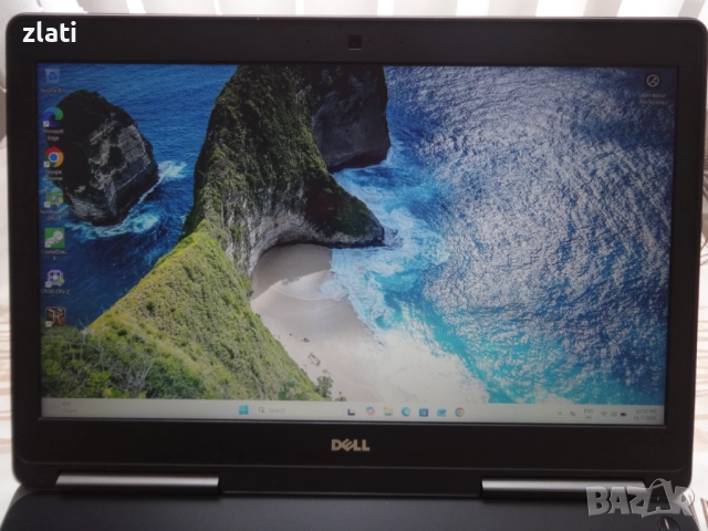 laptop Dell Precision 7520 i7-7820HQ 2.90GHz/RAM 16GB/SSD 512GB/NVIDIA Quadro M2200 4GB DDR5, снимка 3 - Лаптопи за работа - 52453257