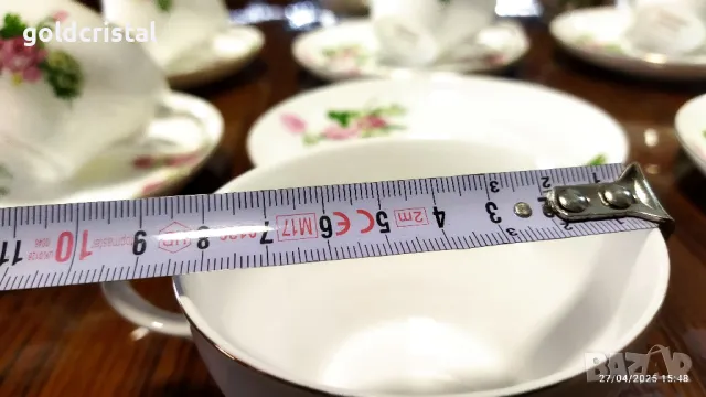 фин костен порцелан Франция чаши за кафе чай , снимка 9 - Антикварни и старинни предмети - 50093345