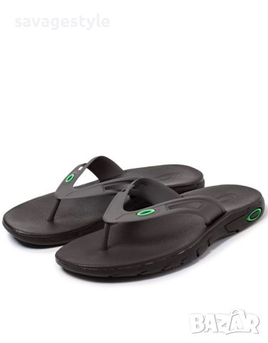 Мъжки чехли OAKLEY Ellipse Flip Flops Green/Black, снимка 1 - Джапанки - 45762423