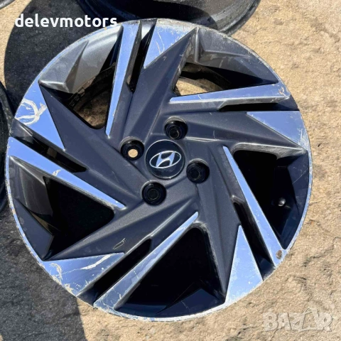 Джанти 5x114.3, 16 цола, 6J, ET50, 52910Q0200R8A със забележки от Hyundai I20 1.0T, двигател G3LE, снимка 9 - Гуми и джанти - 54078892