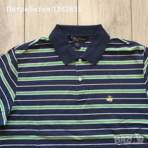 НОВА оригинална памучна тениска BROOKS BROTHERS размер L от САЩ, снимка 2 - Тениски - 45238072