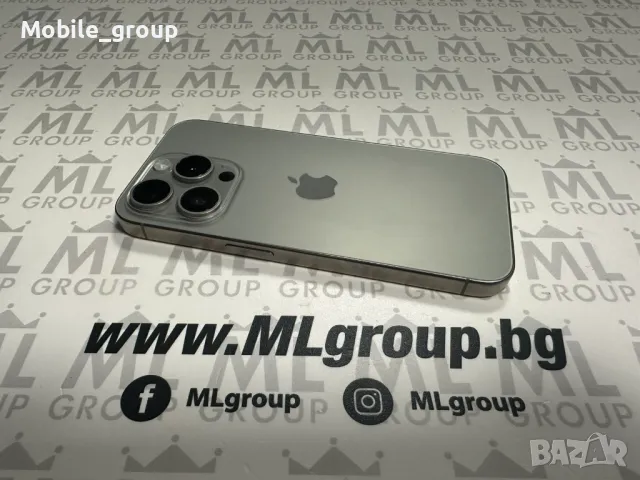 #MLgroup предлага iPhone 15 Pro 128GB Natural Titanium 91%, втора употреба, снимка 3 - Apple iPhone - 47480443