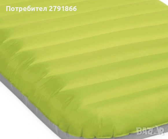 Зелен надуваем матрак INTEX TruAir Dura-Beam W/USB150 76x191x17 см с USB помпа и чанта за носене нов, снимка 8 - Надуваеми легла - 53669445