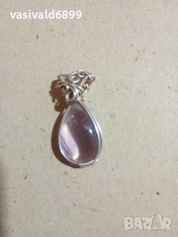 Сребърна висулка , снимка 2 - Колиета, медальони, синджири - 53450197