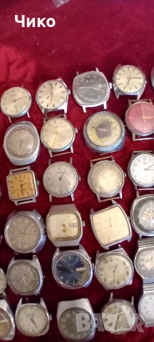 40бр руски механични ръчни мъжки часовници , снимка 12 - Антикварни и старинни предмети - 53713072