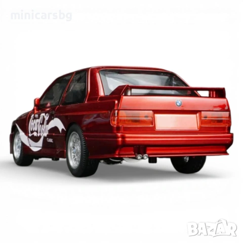 Метални коли: BMW M3 (Coca-Cola) 1:24 (Diecast), снимка 2 - Колекции - 53598701