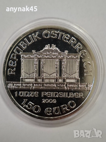1 oz. Сребро 2009г., снимка 2 - Нумизматика и бонистика - 52171851