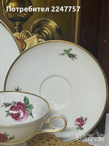 Троен сет порцелан AK Kaiser, снимка 5 - Антикварни и старинни предмети - 52895320