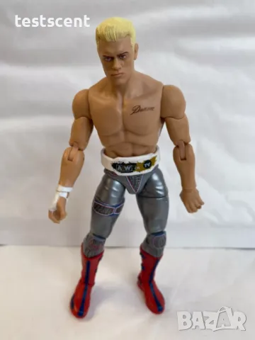 Екшън фигура AEW Cody Rhodes The American Nightmare Коуди Роудс UK Exclusive Jazwares WWE, снимка 7 - Колекции - 48524493