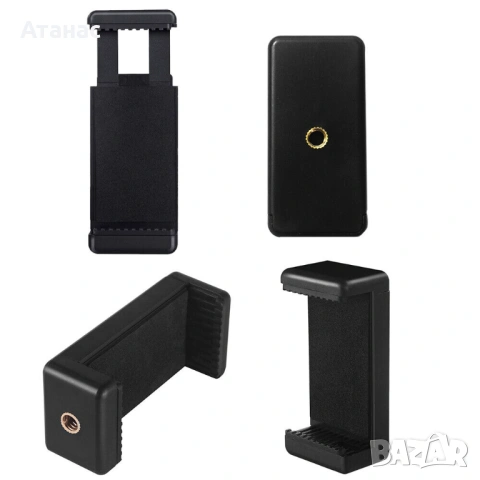 Универсален адаптер за телефон към статив, снимка 2 - Селфи стикове, аксесоари - 53401815