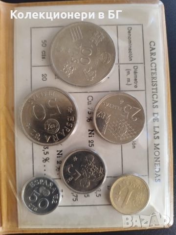 ФУТБОЛЕН СЕТ ШЕСТ МОНЕТИ - ИСПАНИЯ /виж описанието/, снимка 3 - Нумизматика и бонистика - 52708638