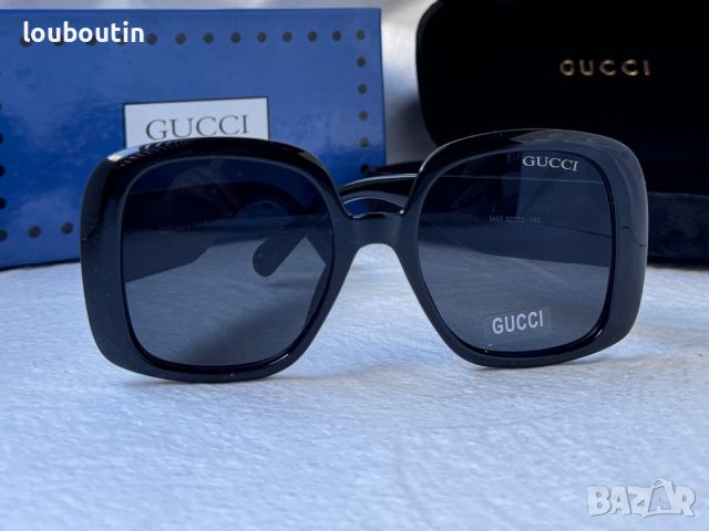 Gucci 2024 дамски слънчеви очила квадратни, снимка 11 - Слънчеви и диоптрични очила - 46505892