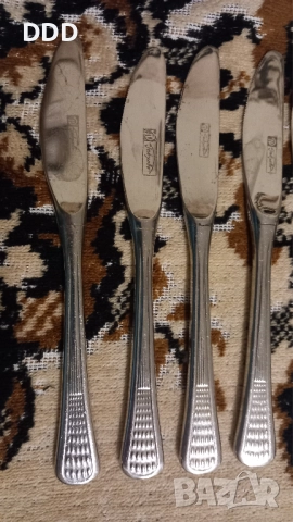 Ножове П.Денев Перла от неръждаема стомана , снимка 2 - Прибори за хранене, готвене и сервиране - 52541067