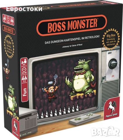 Настолна игра Boss Monster голяма кутия. 