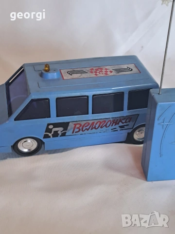 ретро руска играчка кола с дистанционно 34/2, снимка 5 - Колекции - 53845203