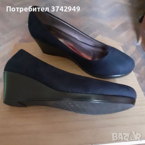 Дамски тъмно-сини пролетни обувки 37-ми номер, снимка 2 - Дамски ежедневни обувки - 45186087