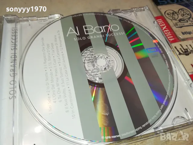 AL BANO-ORIGINAL CD 0504251644, снимка 4 - CD дискове - 49773109