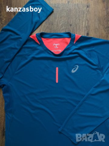 Asics Mens Long Sleeve Running Top - страхотна мъжка блуза ХЛ, снимка 3 - Блузи - 45797728