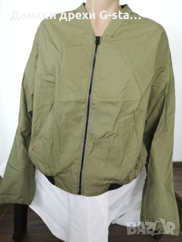 Дамско яке G-Star RAW® TYCHO BOMBER OVERSHIRT WMN COMET GREEN  размер M, /311(14)  /311/, снимка 1 - Якета - 46364944