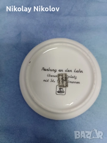 Немски мини чинийки порцеланови, снимка 4 - Антикварни и старинни предмети - 53479945