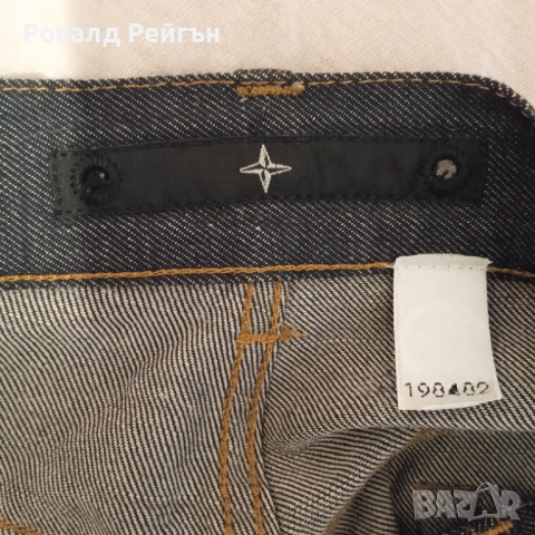 STONE ISLAND W34 MADE IN ITALY 100% оригинални дънки цвят индиго jeans Стоун Айлънд, снимка 7 - Дънки - 53235923