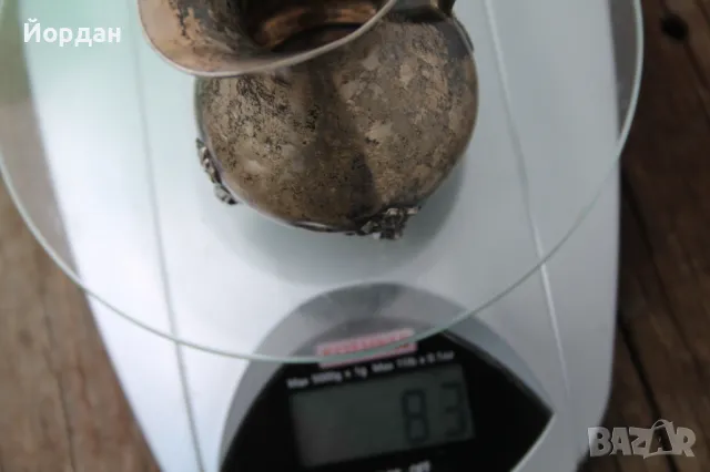 Сребърна кана за мляко, снимка 12 - Други ценни предмети - 49862308