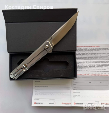 джобен нож Böker Plus Kwaiken Flipper 01BO269, снимка 3 - Ножове - 53334886