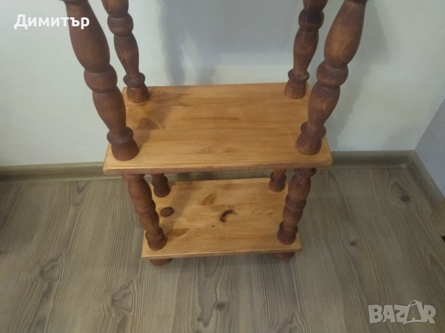 Ретро дървена етажерка !!!, снимка 4 - Етажерки - 53222883
