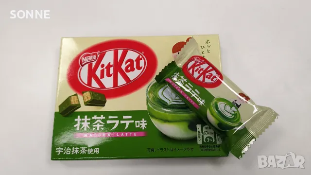 Японски Kit Kat - Matcha Latte, снимка 1 - Други - 47262497