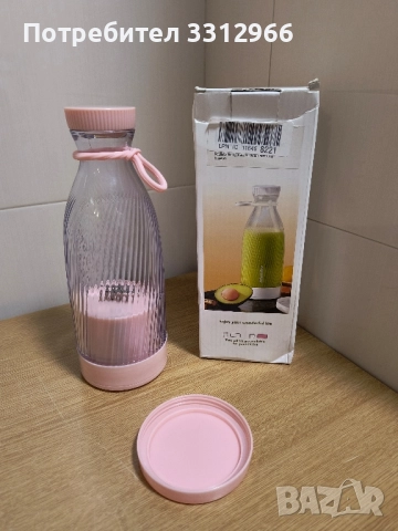 Чисто нова бутилка блендер 500мл безжичен, снимка 3 - Друга електроника - 52136795