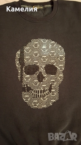 Philipp plein мъжки пуловер Xl размер , снимка 2 - Пуловери - 52727142